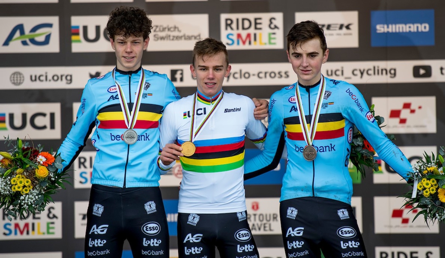 Belgen claimen volledig juniorenpodium