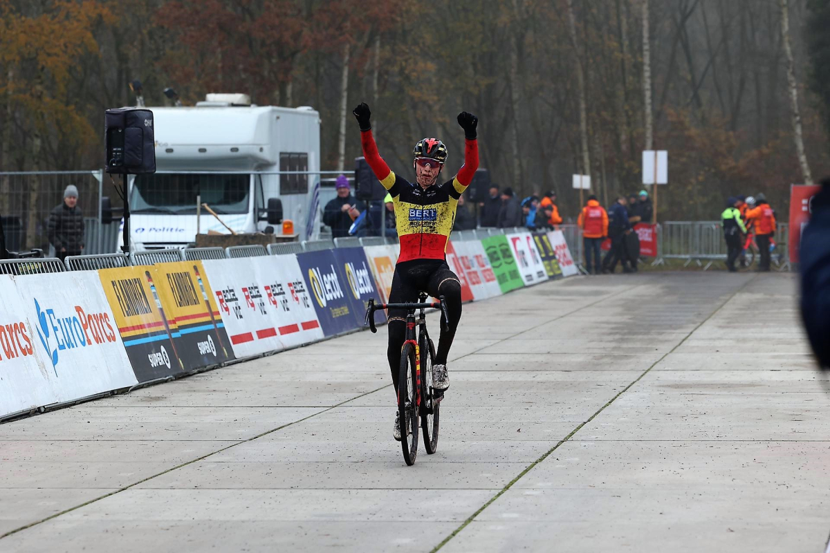 Ook bij de juniores topt de Belgische kampioen