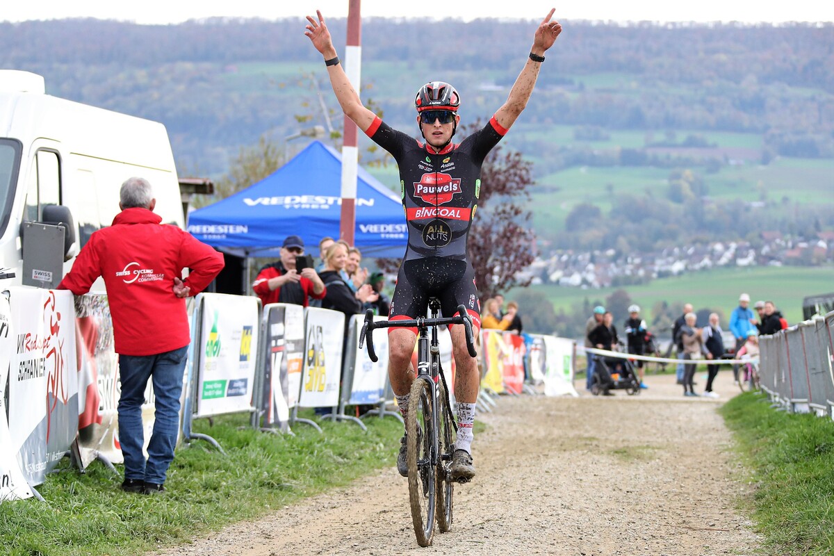 Yorben Lauryssen wint 2de manche Swiss CX Cup