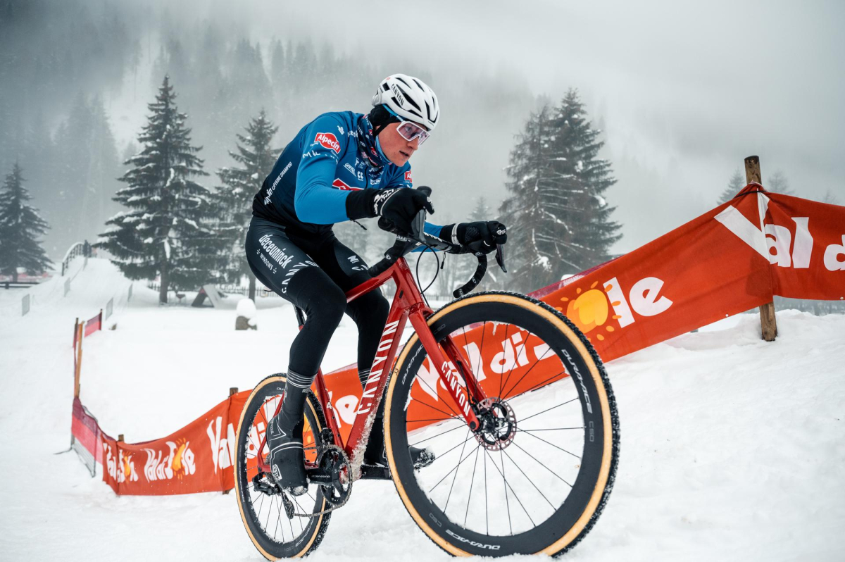 Sneeuwpret voor Mathieu van der Poel 