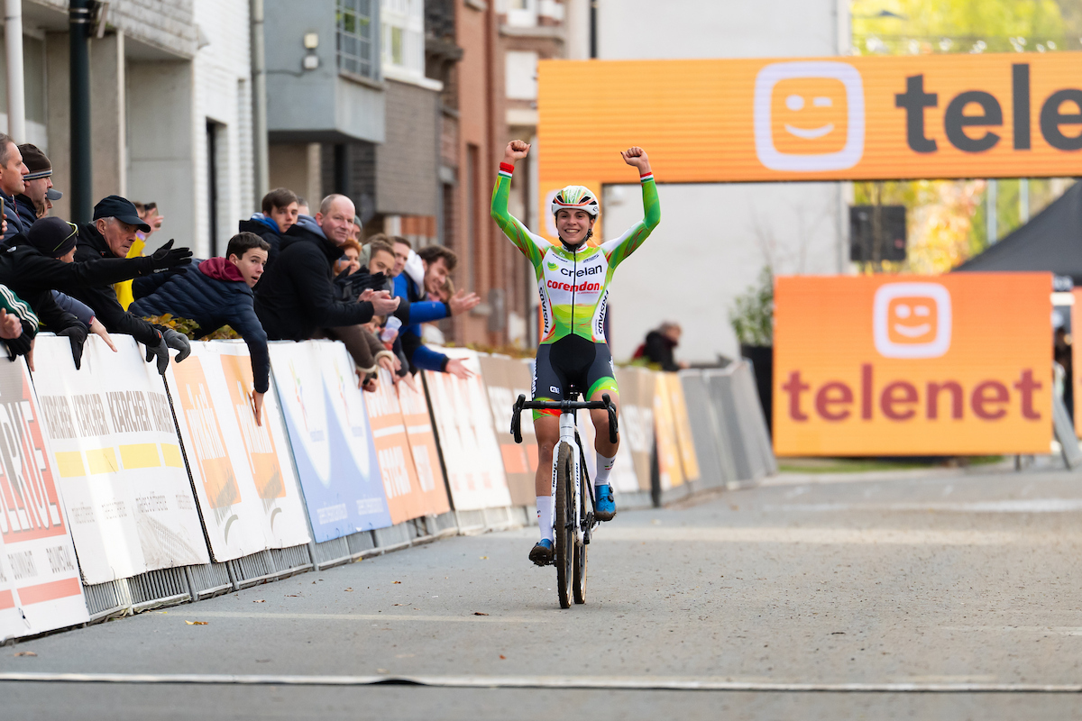 Sara Casasola topt in Vlaamse Druivencross