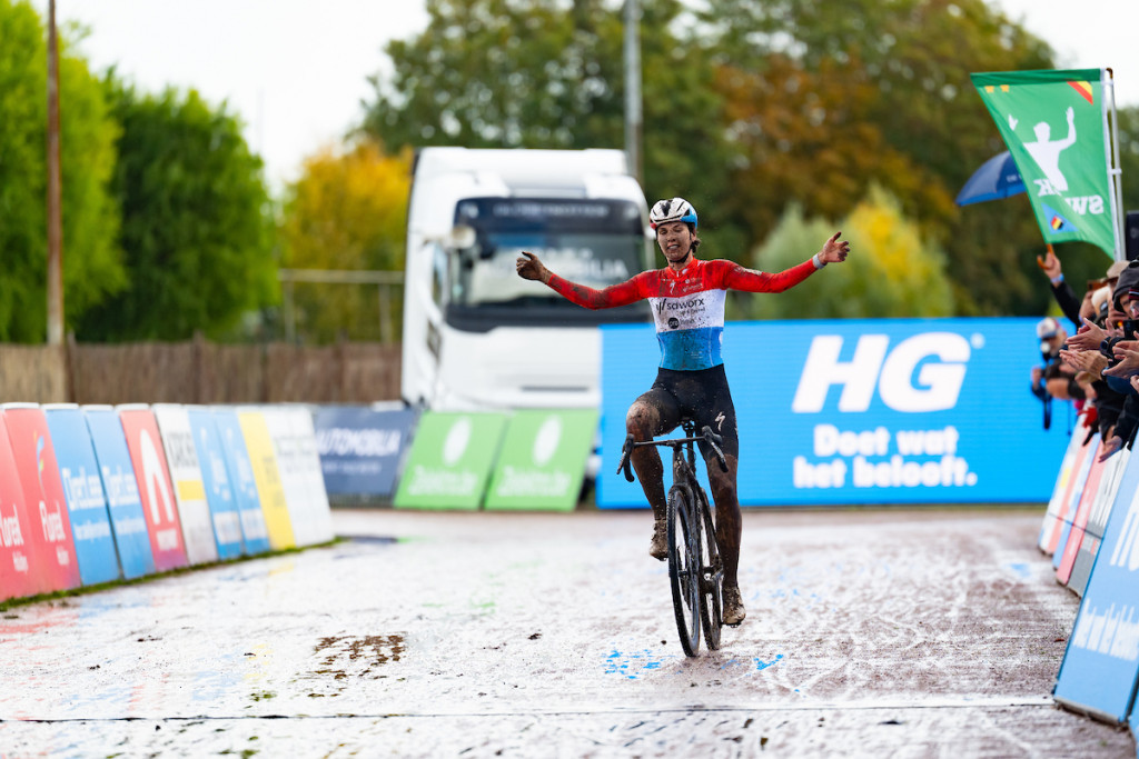 Marie Schreiber pakte in Meulebeke haar 3de overwinning van 't seizoen