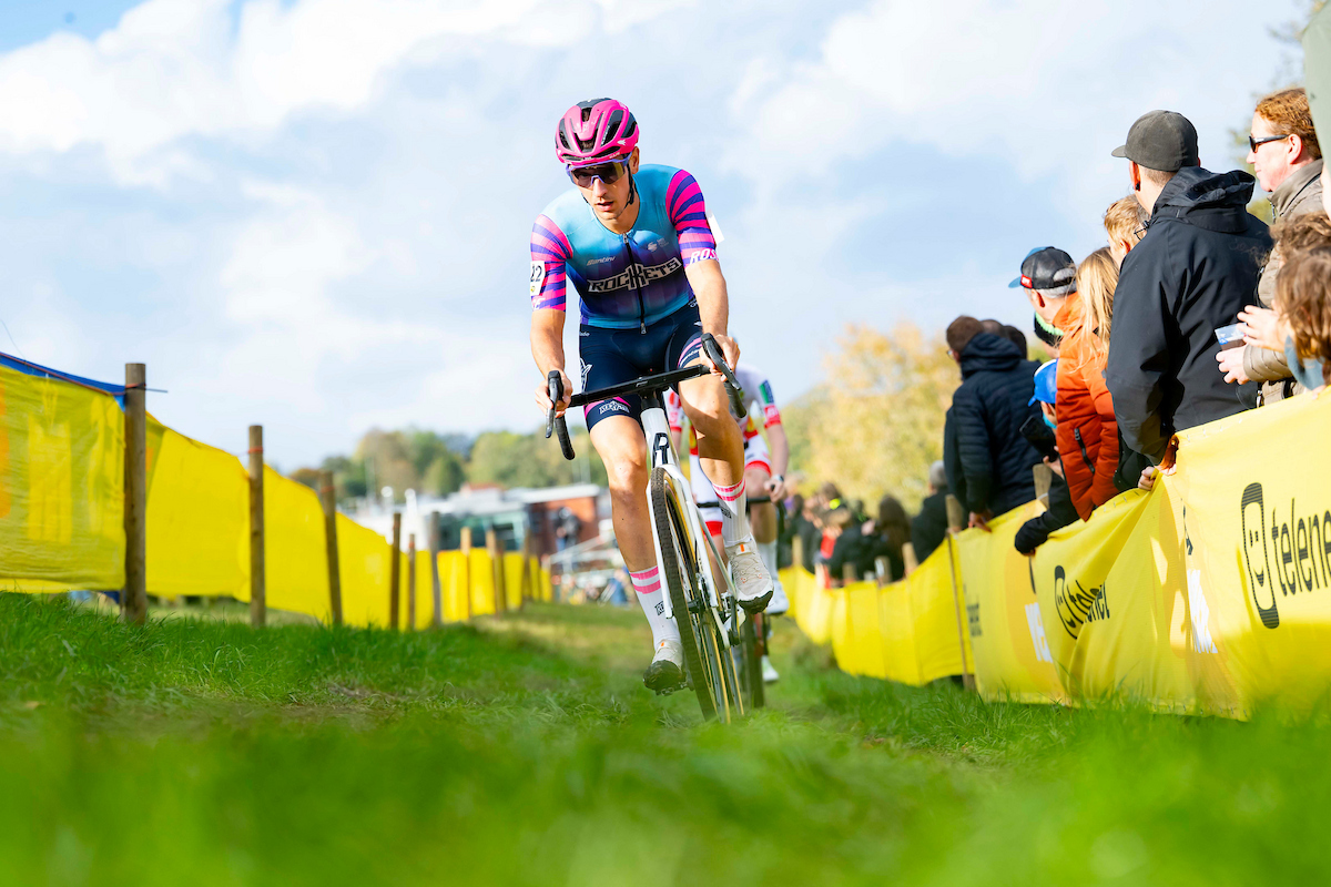 Lander Loockx liet zich overtuigen om in Overijse te crossen